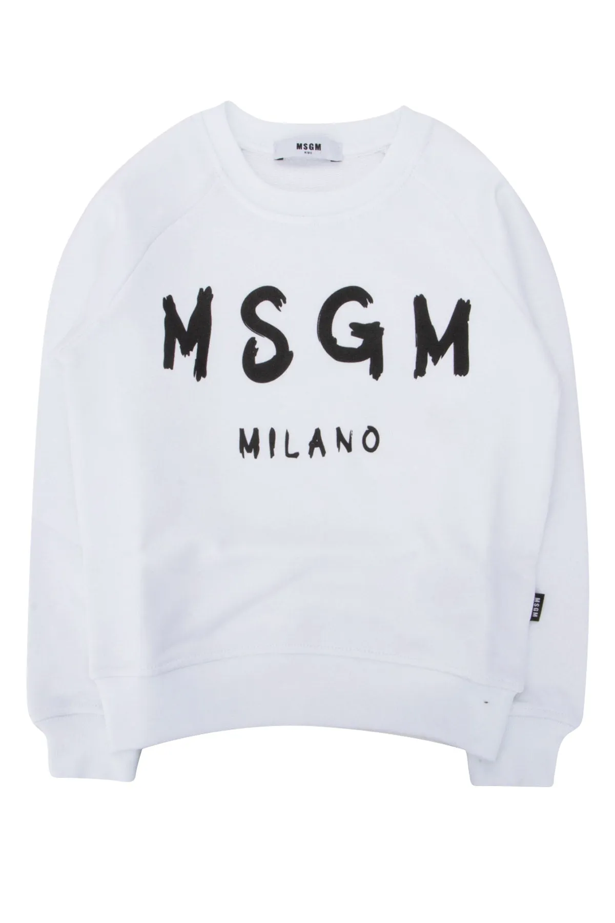 MSGM Kids Logo Print Crewneck Sweatshirt