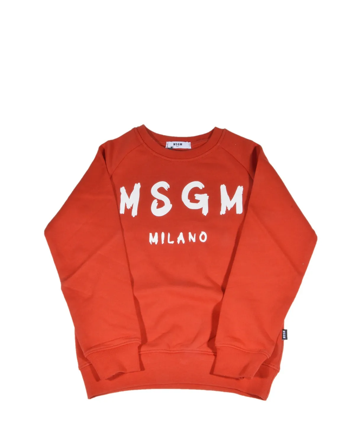 MSGM Kids Logo Print Crewneck Sweatshirt