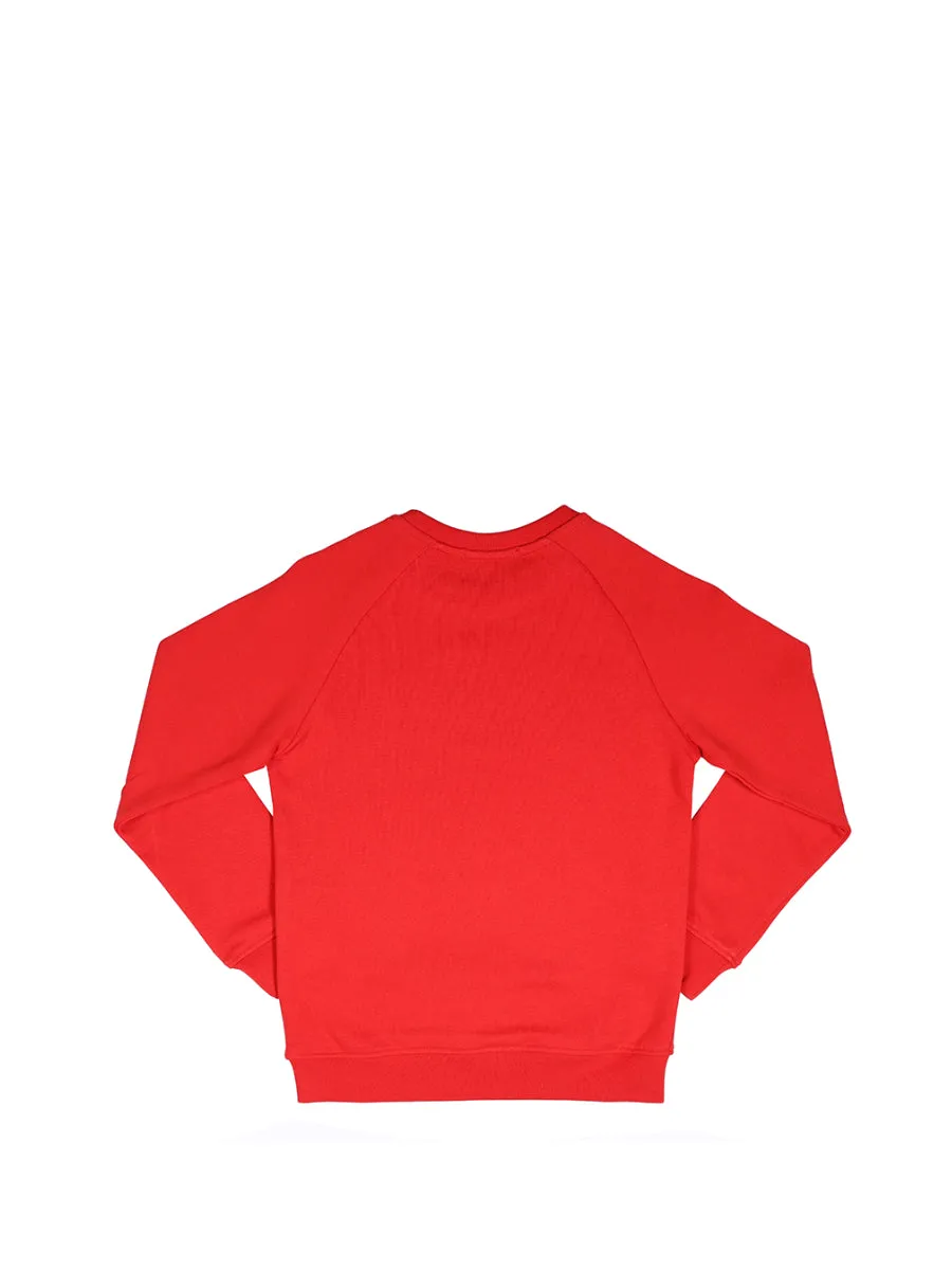 MSGM Kids Logo Print Crewneck Sweatshirt