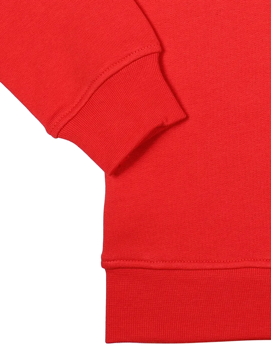 MSGM Kids Logo Print Crewneck Sweatshirt