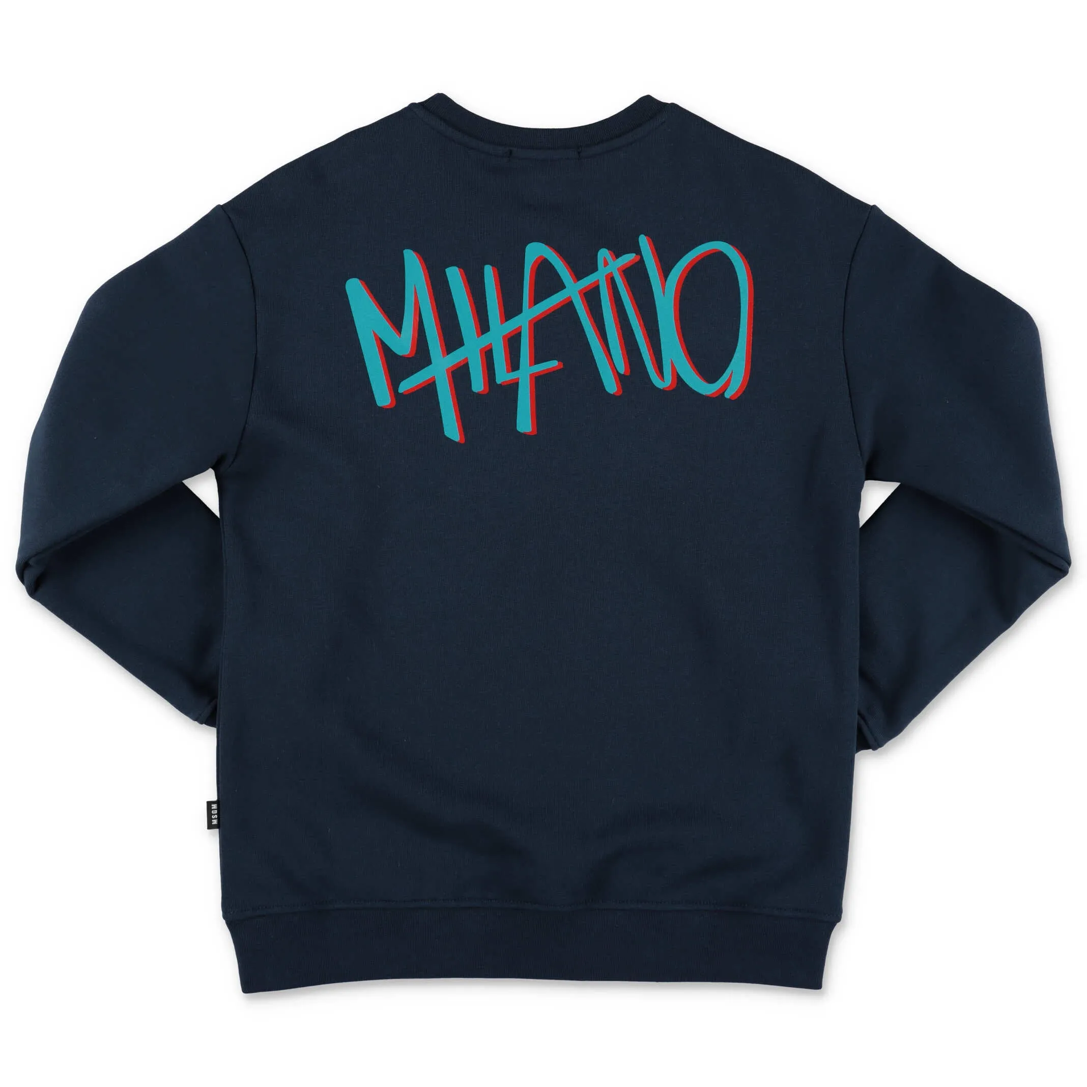 MSGM Kids Logo Print Crewneck Sweatshirt
