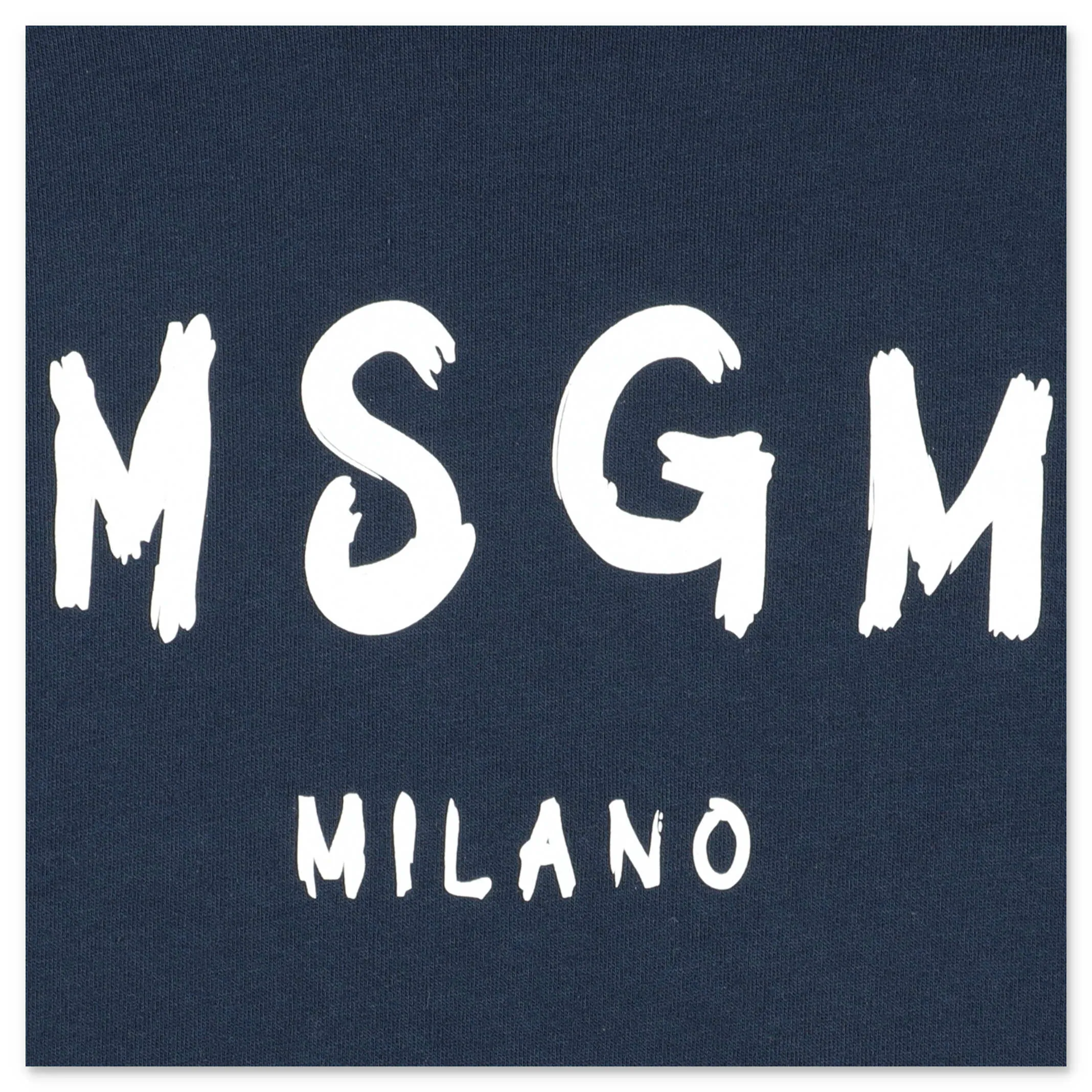 MSGM Kids Logo Print Crewneck Sweatshirt