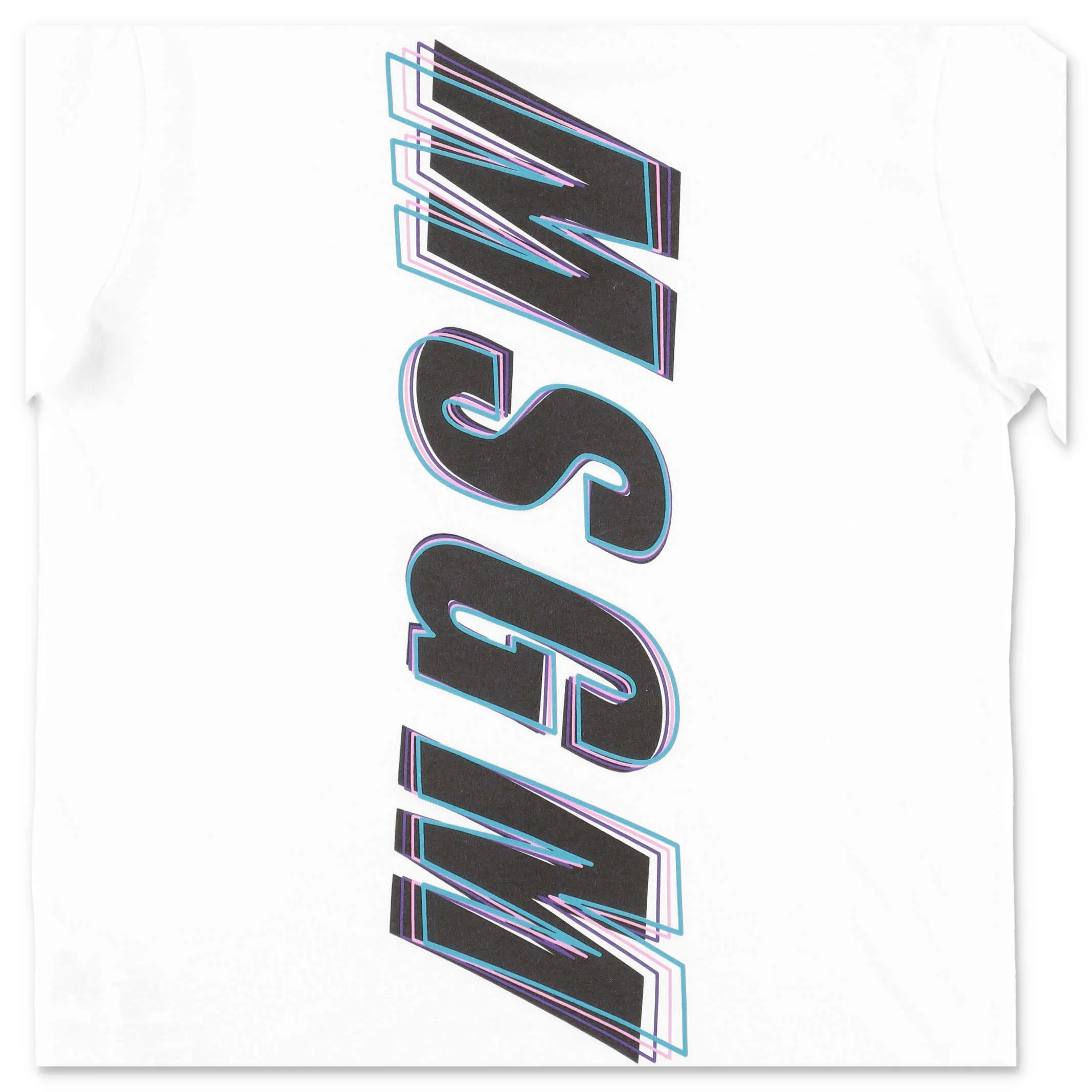 MSGM Kids Logo Print Crewneck T-Shirt