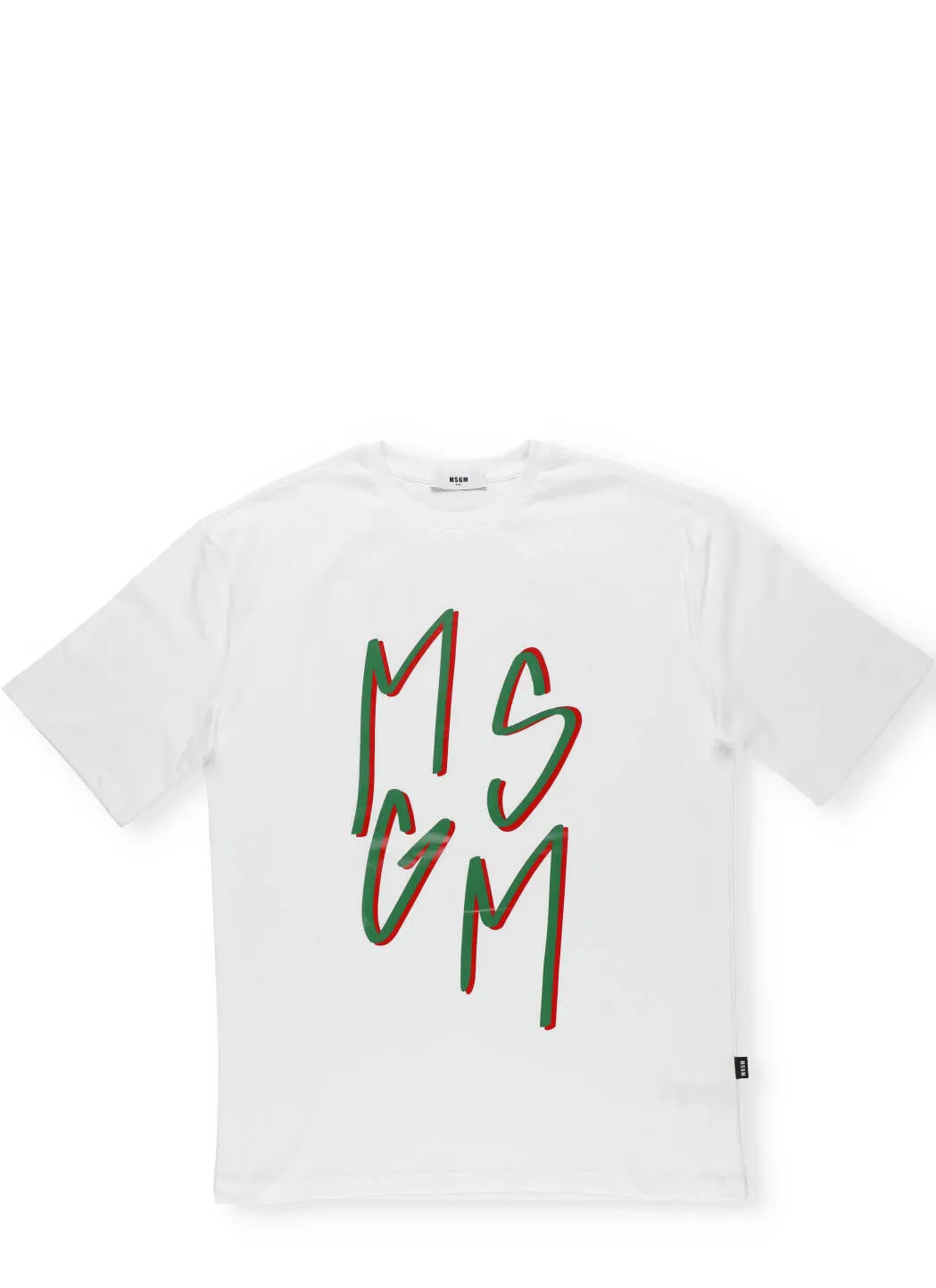 MSGM Kids Logo Print Crewneck T-Shirt