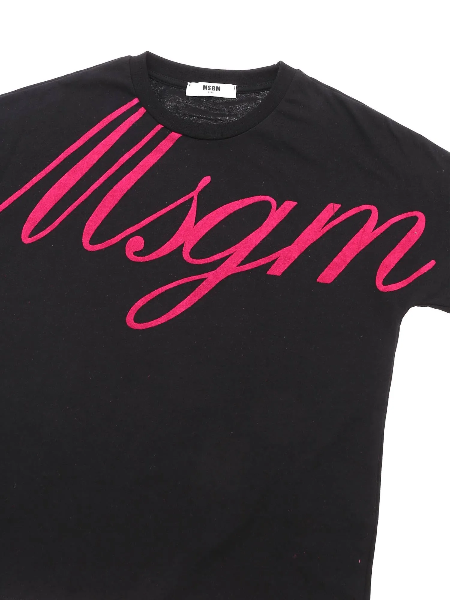 MSGM Kids Logo Print Crewneck T-Shirt