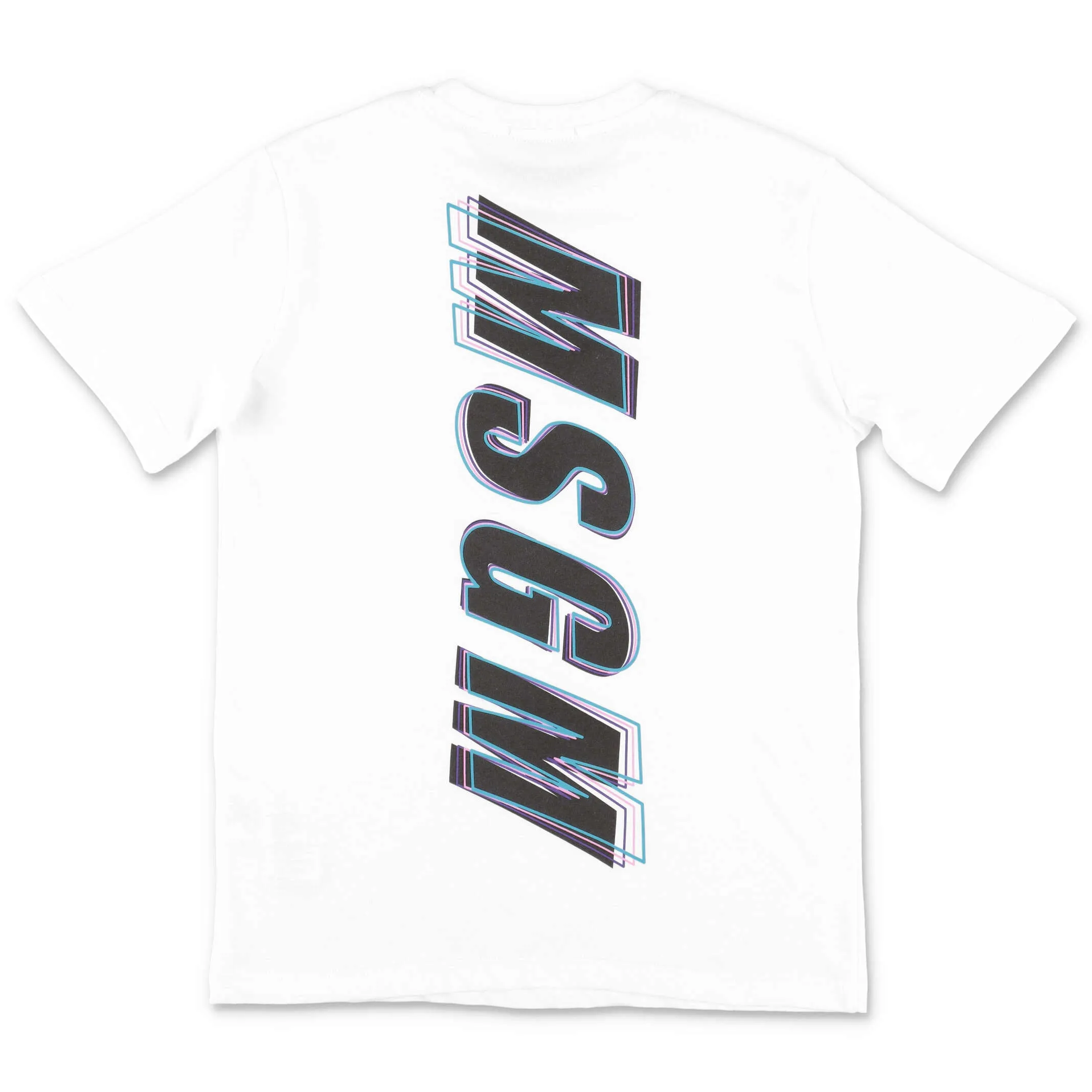 MSGM Kids Logo Print Crewneck T-Shirt