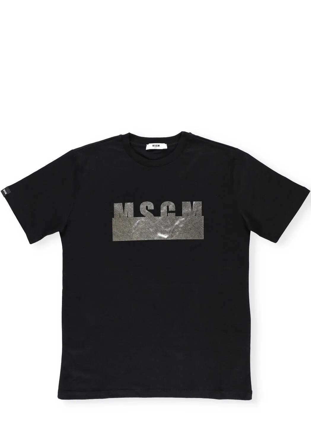 MSGM Kids Logo Print Crewneck T-Shirt