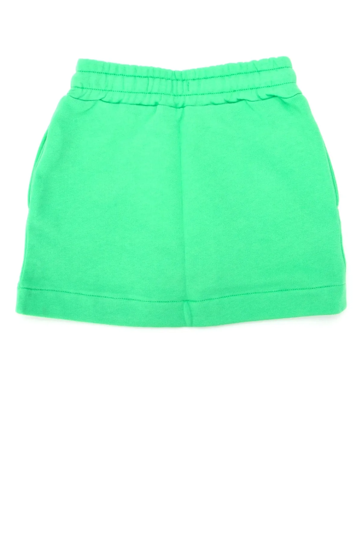 MSGM Kids Logo Print Drawstring Skirt