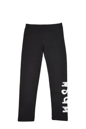 MSGM Kids Logo Print Leggings