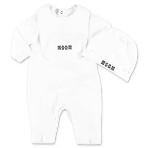 MSGM Kids Logo Print Onesie
