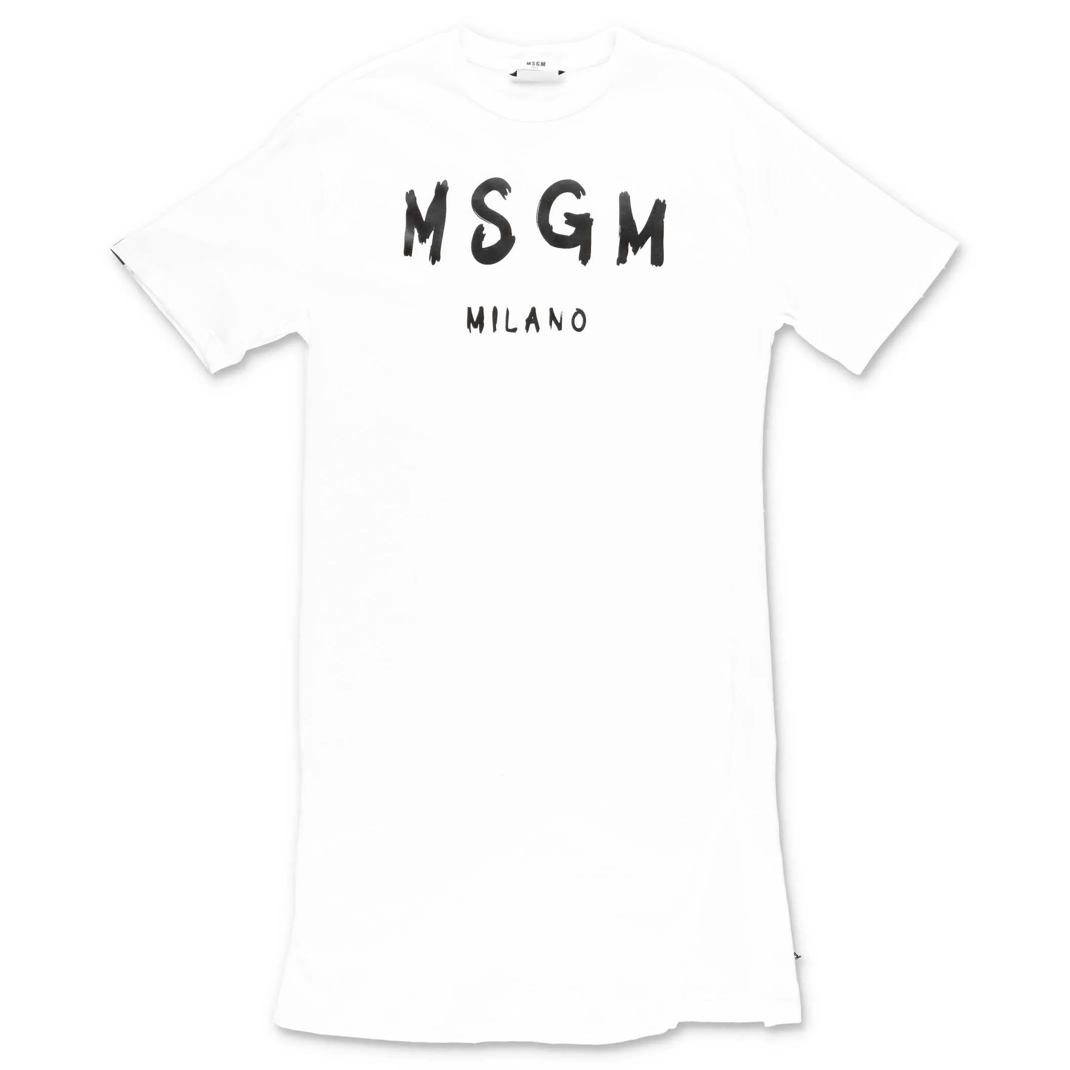 MSGM Kids Logo Print T-Shirt Dress