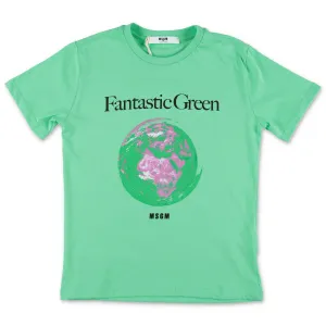 MSGM Kids Logo Print T-Shirt