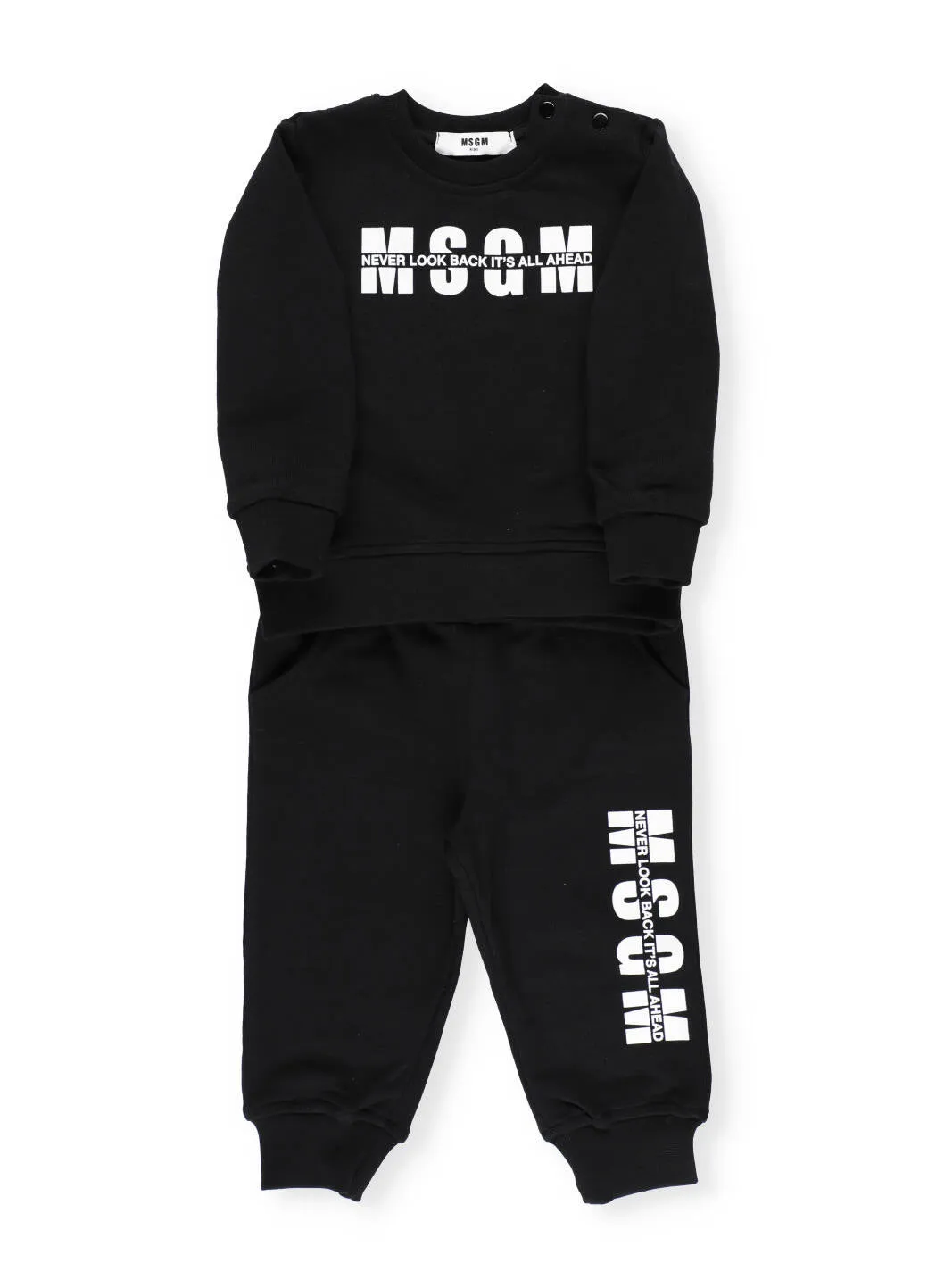 MSGM Kids Logo Print Two-Piece Tracksuit