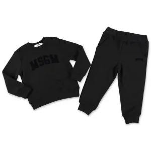MSGM Kids Logo Print Two-Piece Tracksuit