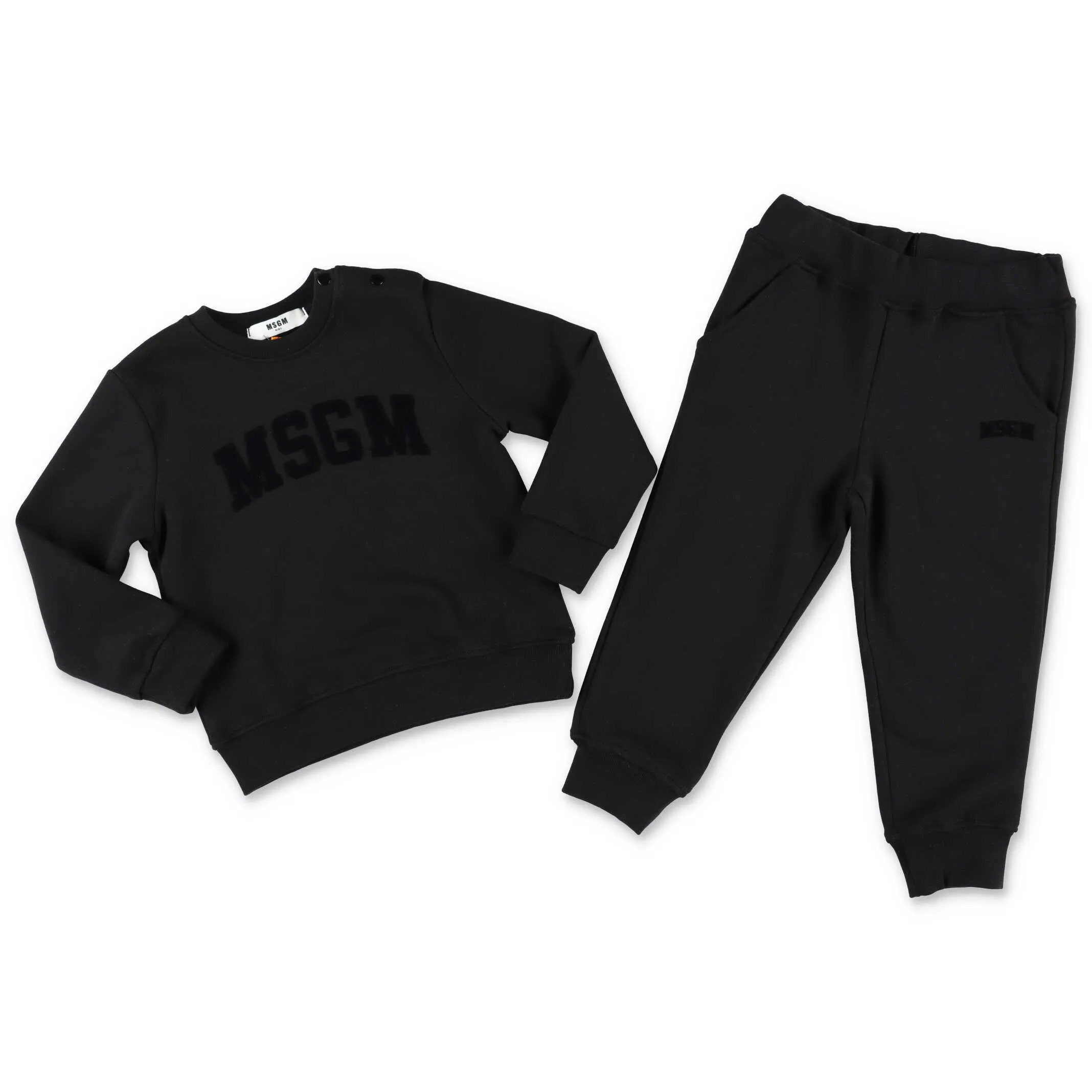 MSGM Kids Logo Print Two-Piece Tracksuit