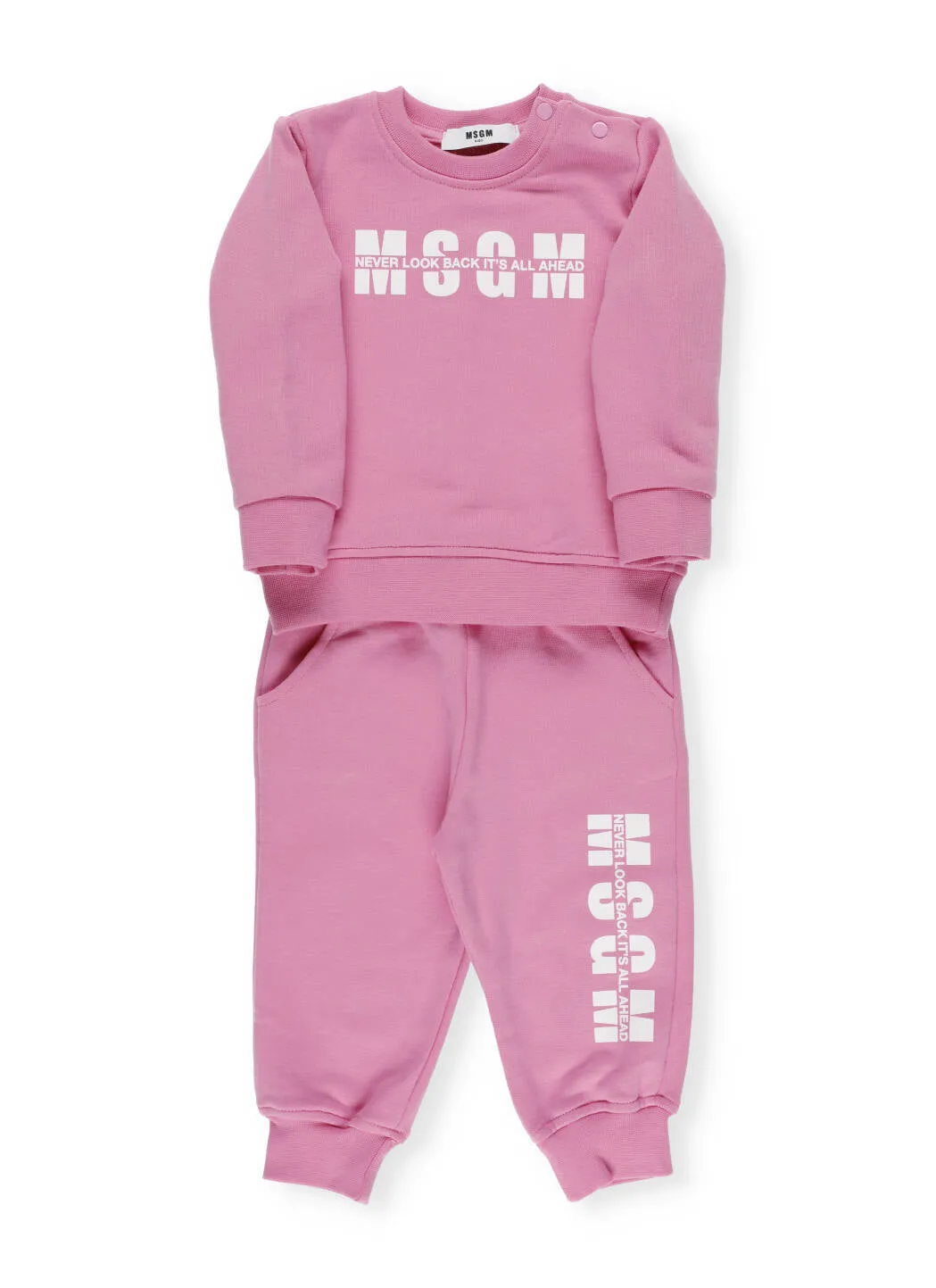 MSGM Kids Logo Print Two-Piece Tracksuit