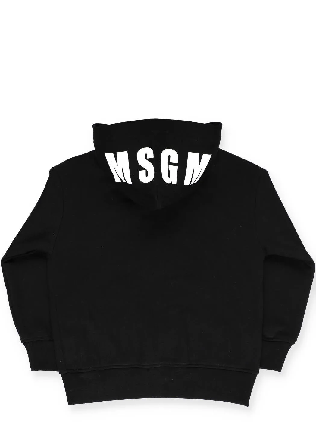 MSGM Kids Logo Print Zipped Hoodie