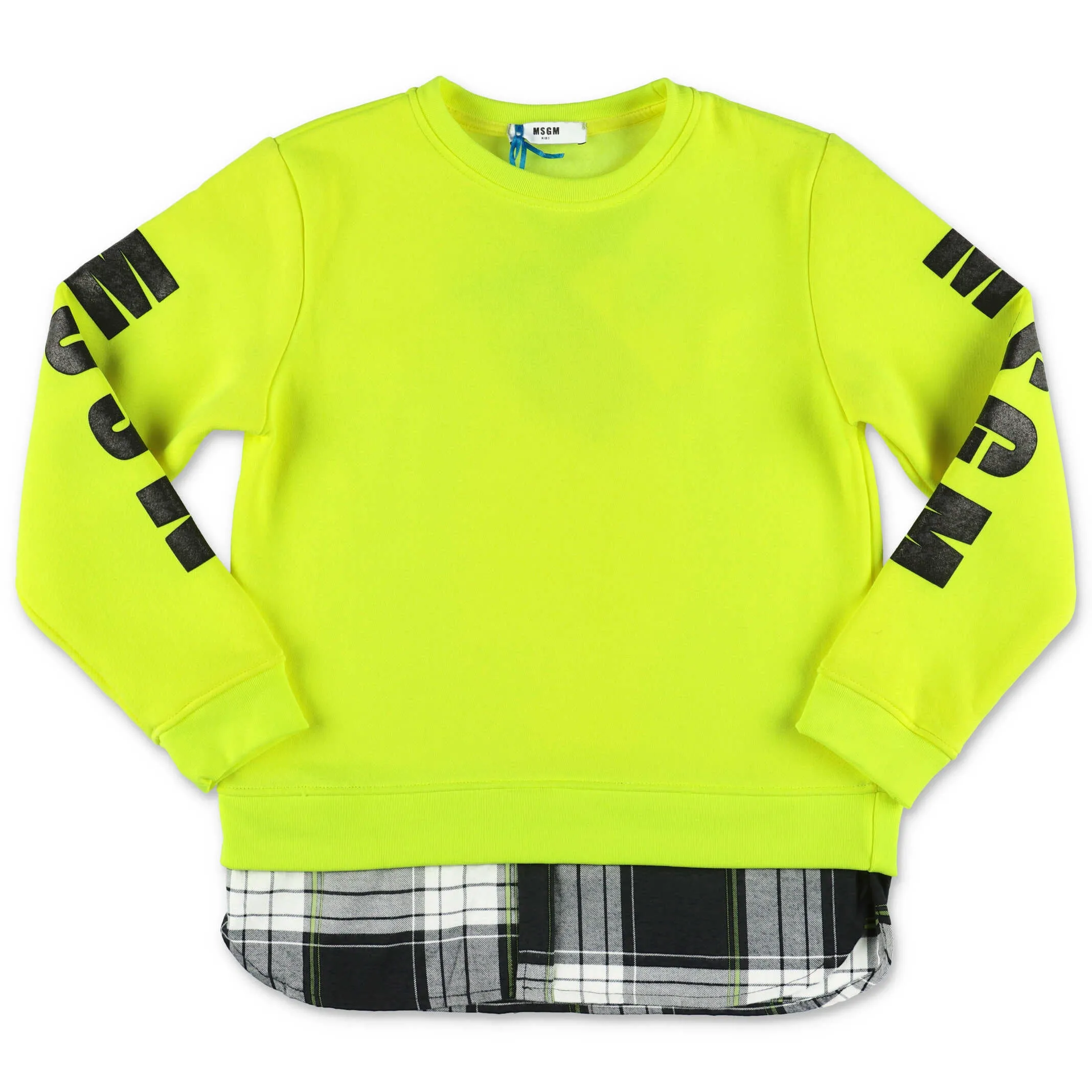 MSGM Kids Logo Printed Crewneck Sweater