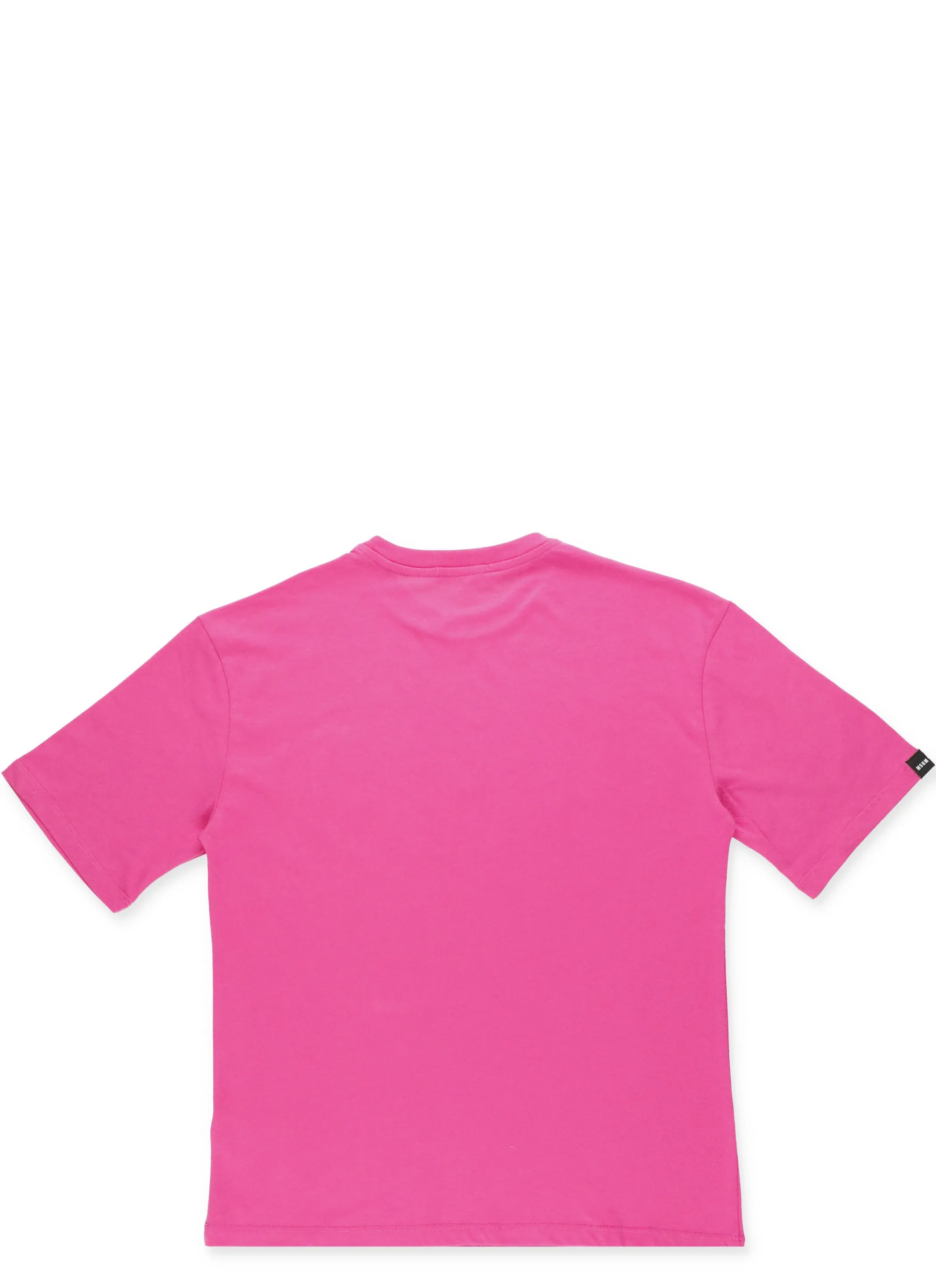 MSGM Kids Logo Printed Crewneck T-Shirt