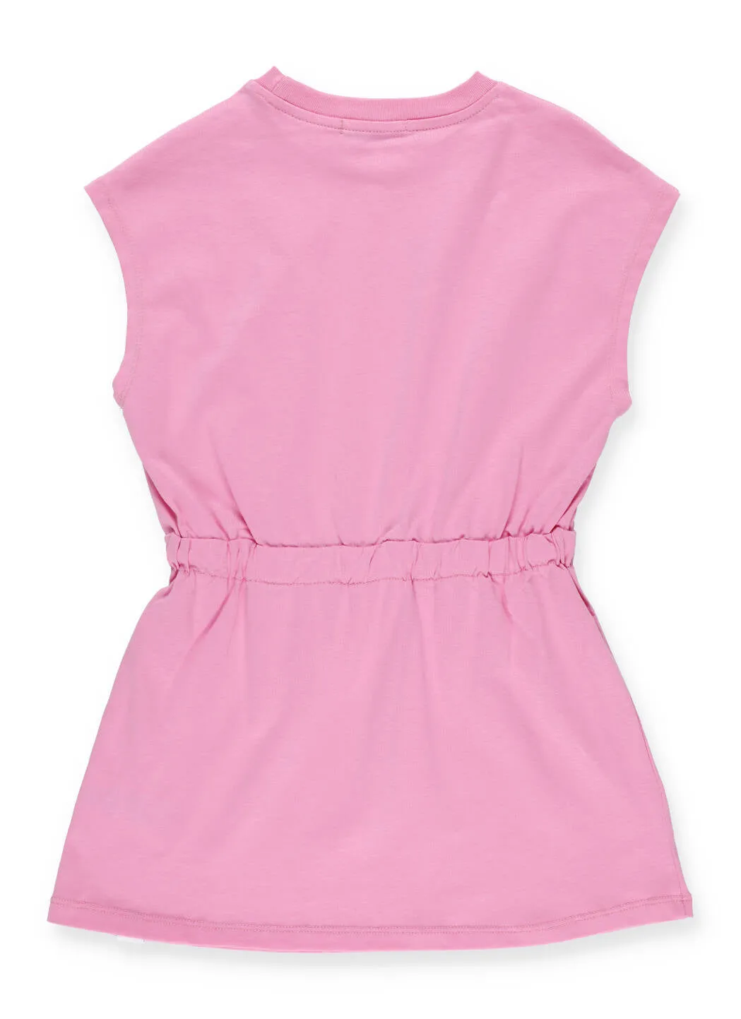 MSGM Kids Logo Printed Drawstring Dress