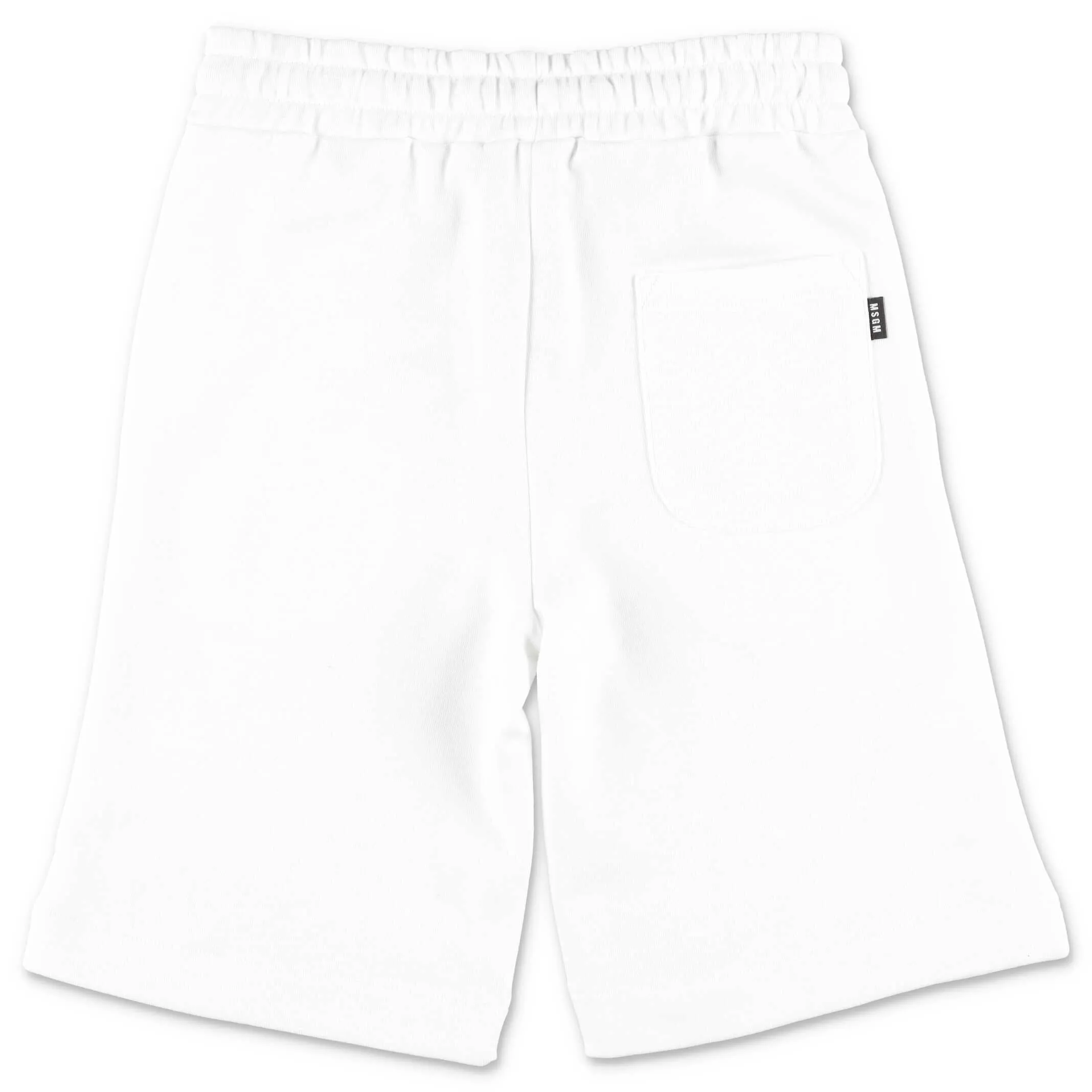 MSGM Kids Logo Printed Drawstring Shorts