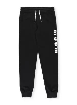 MSGM Kids Logo Printed Drawstring Sweatpants
