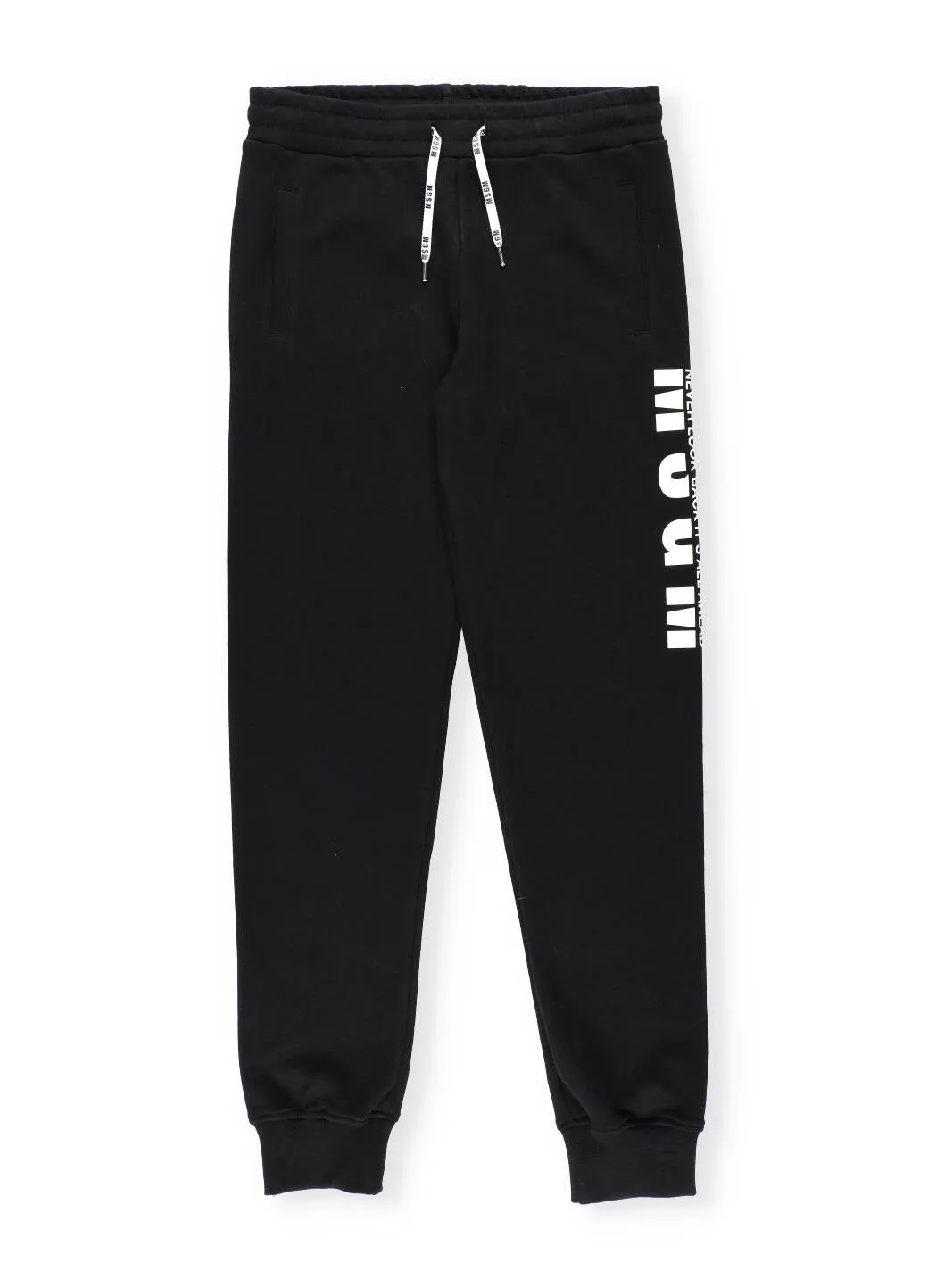 MSGM Kids Logo Printed Drawstring Sweatpants