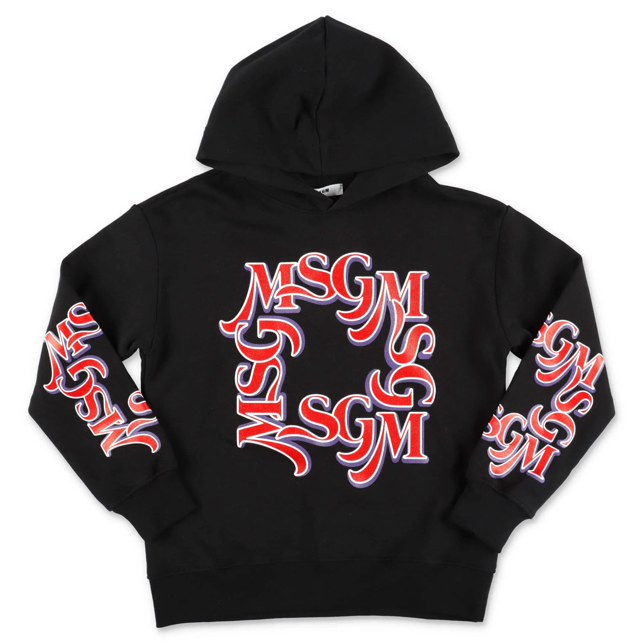 MSGM Kids Logo Printed Hoodie
