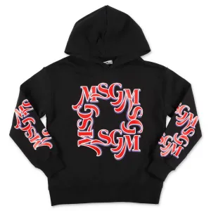MSGM Kids Logo Printed Hoodie