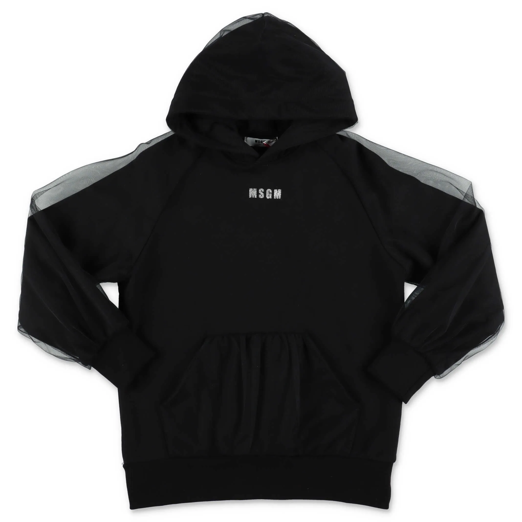 MSGM Kids Logo Printed Hoodie
