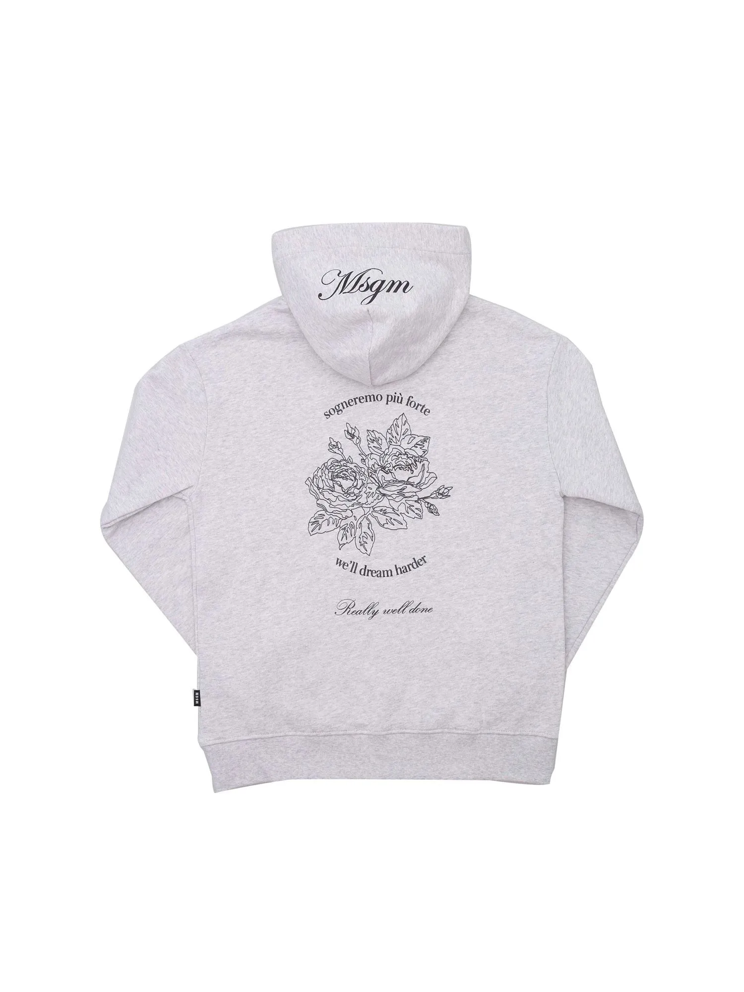 MSGM Kids Logo Printed Hoodie