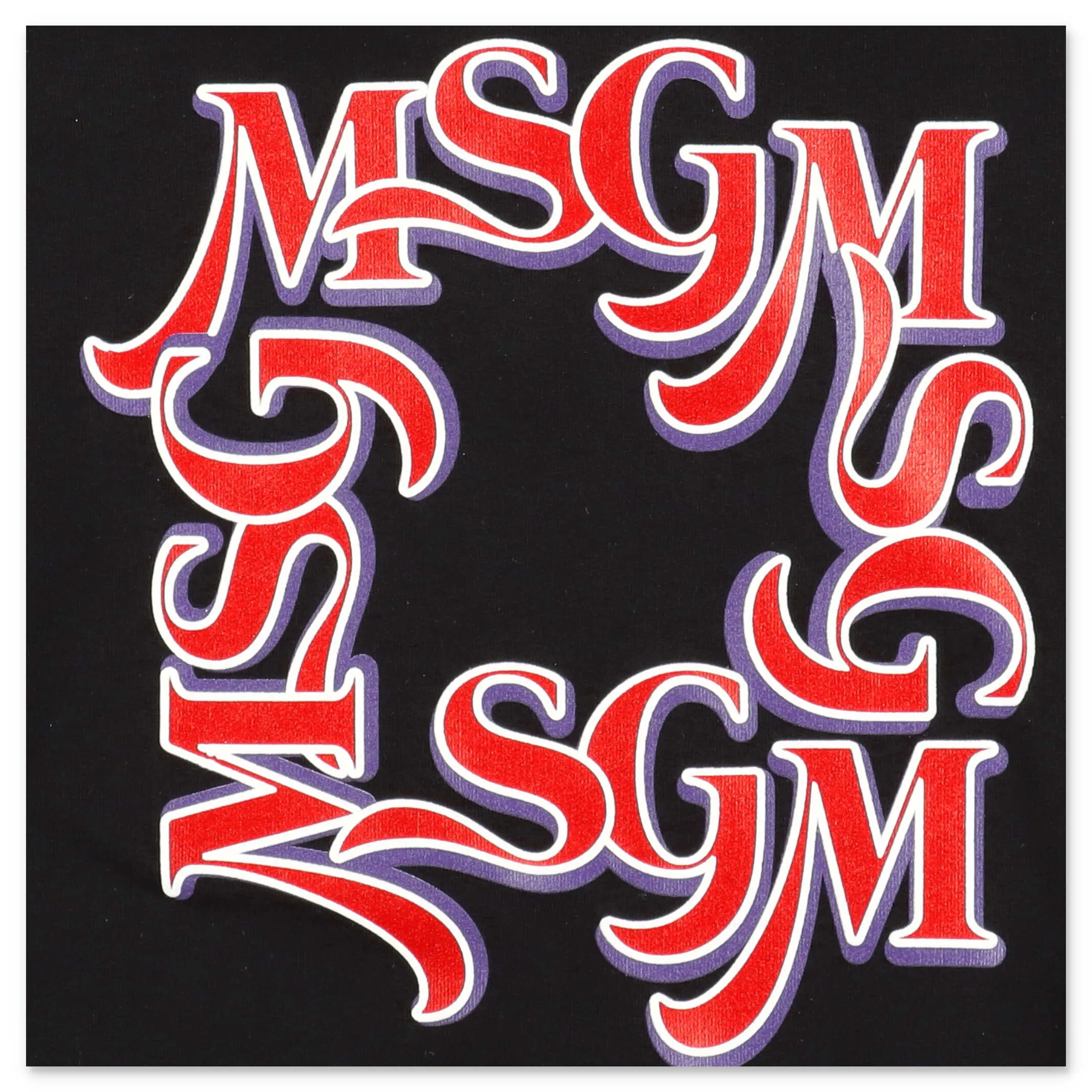 MSGM Kids Logo Printed Hoodie