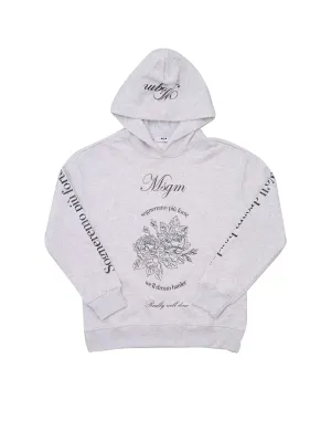 MSGM Kids Logo Printed Hoodie