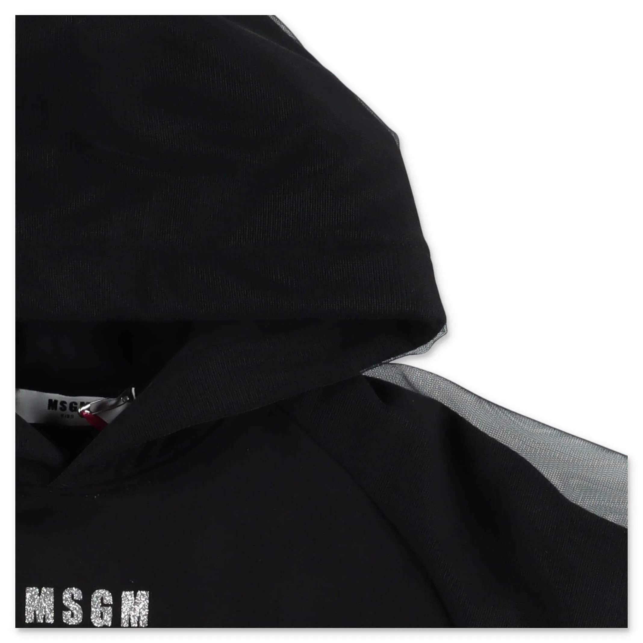 MSGM Kids Logo Printed Hoodie