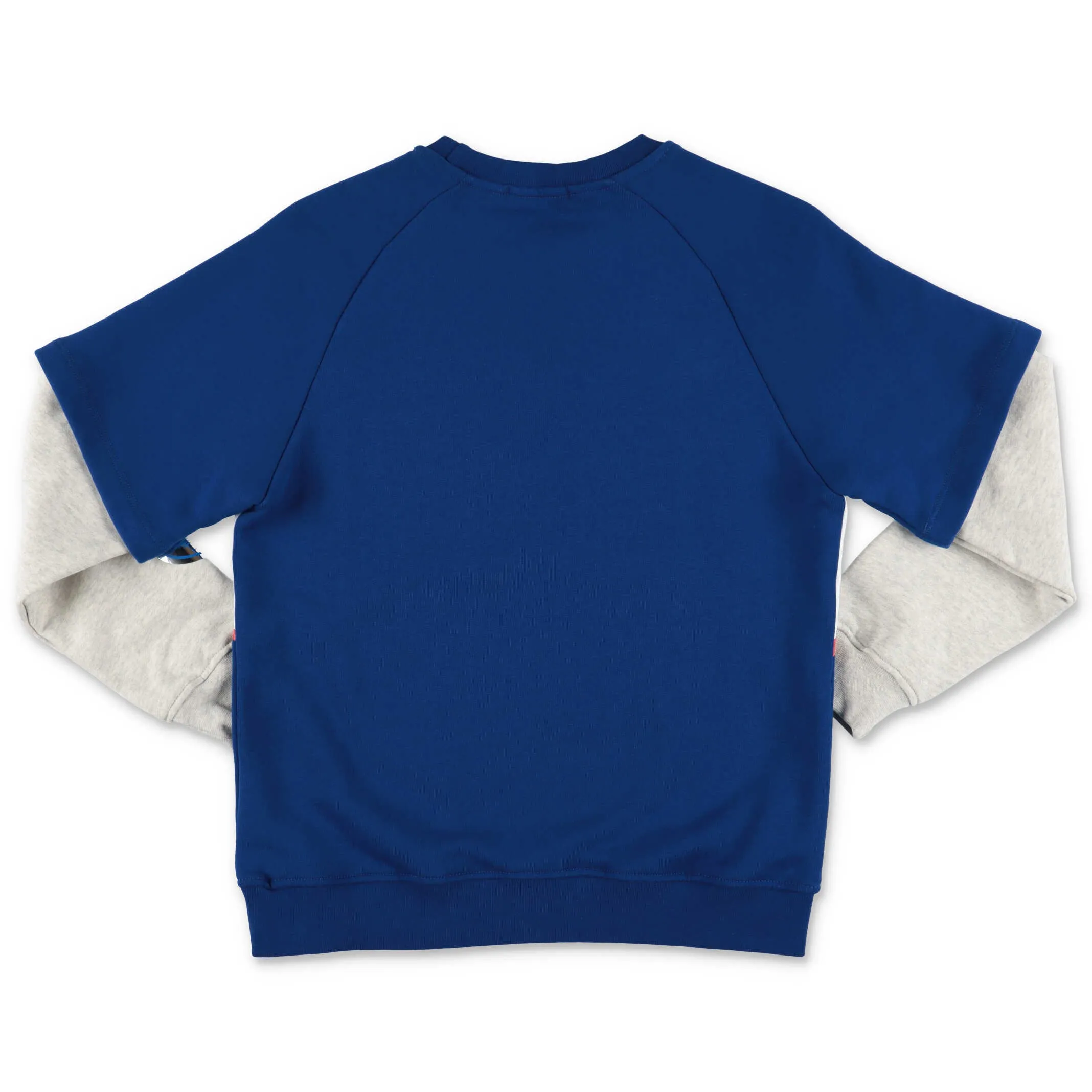 MSGM Kids Logo Printed Layered Sweatshirt