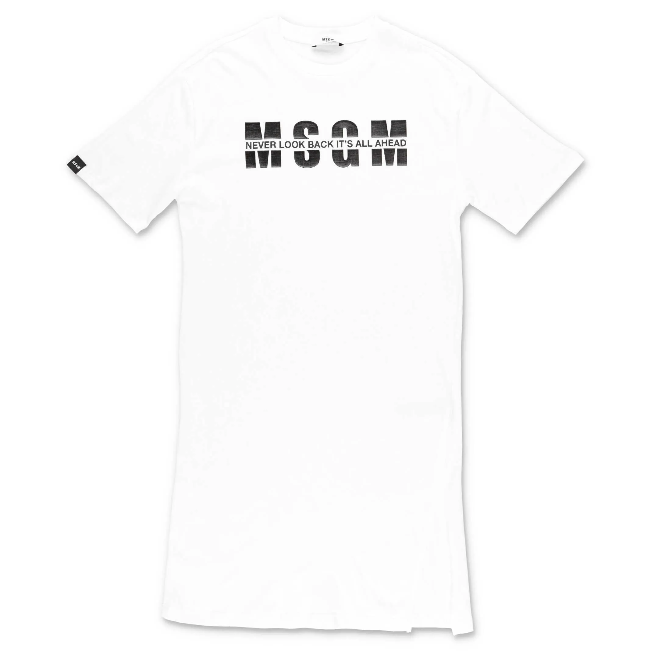 MSGM Kids Logo Printed T-Shirt Dress