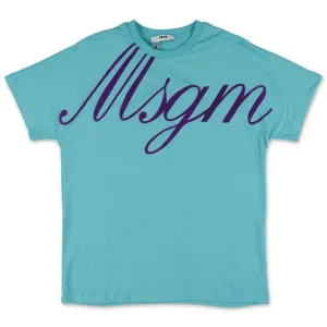 MSGM Kids Logo Printed T-Shirt