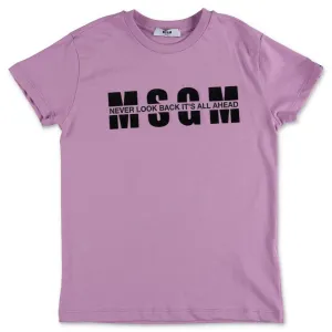 MSGM Kids Logo Printed T-Shirt