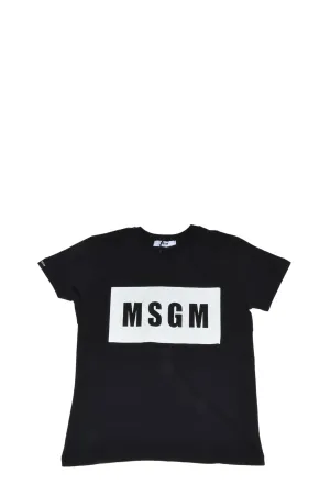 MSGM Kids Logo Printed T-Shirt