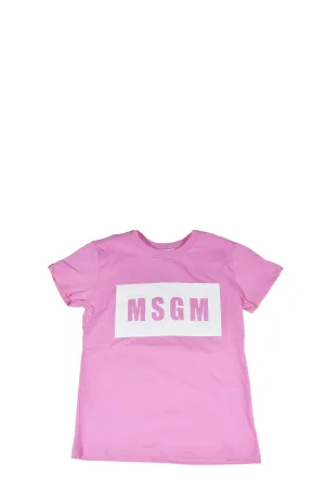 MSGM Kids Logo Printed T-Shirt