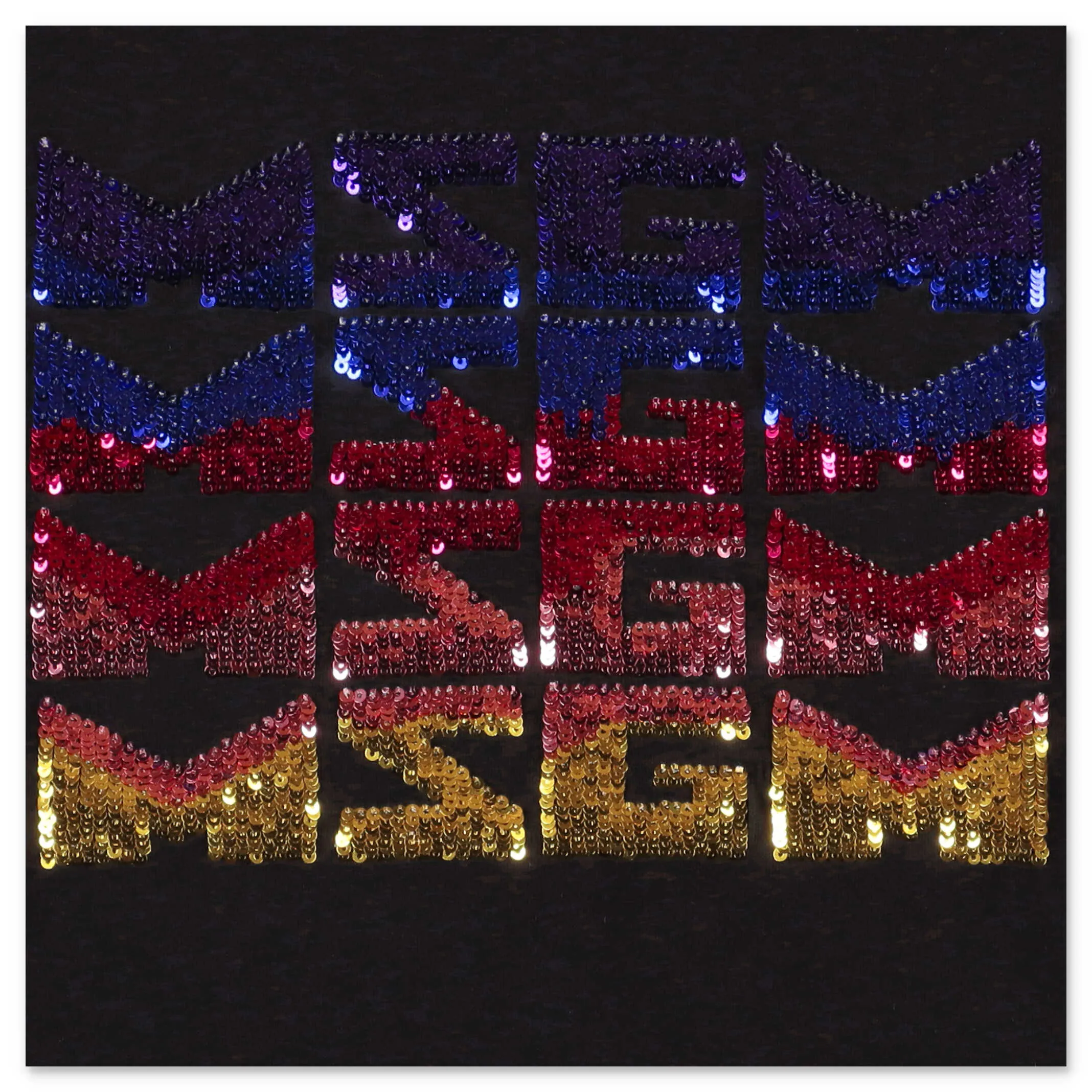 MSGM Kids Logo Sequined T-Shirt