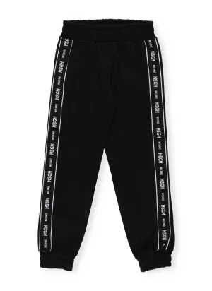 MSGM Kids Logo Tape Pants