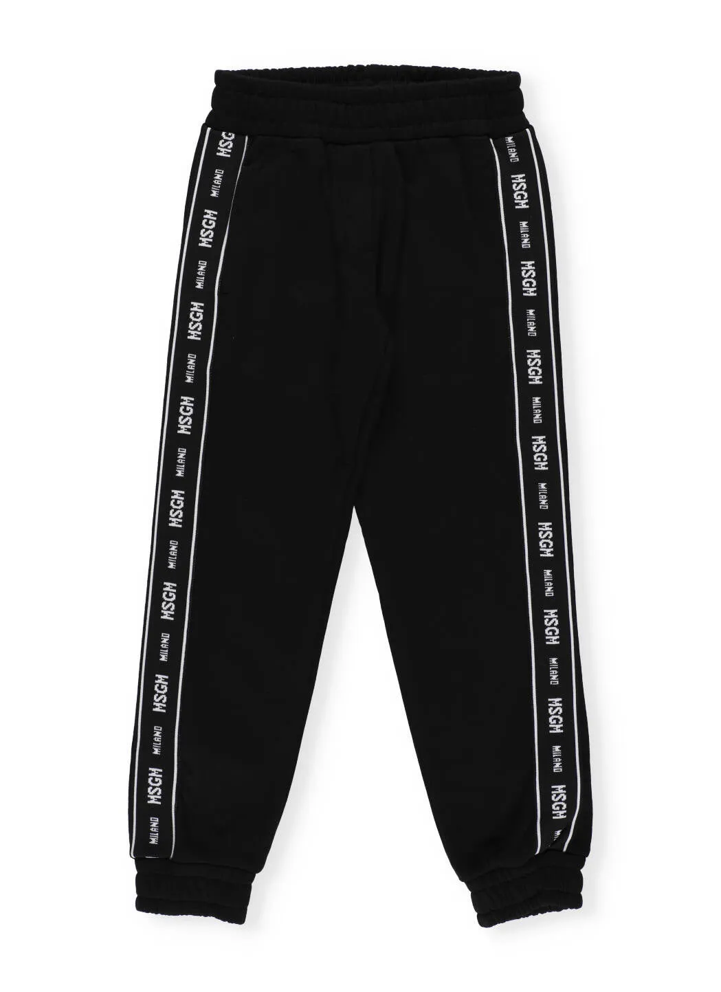 MSGM Kids Logo Tape Pants