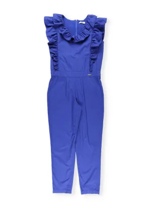 MSGM Kids Ruffle Detail Sleeveless Jumpsuit