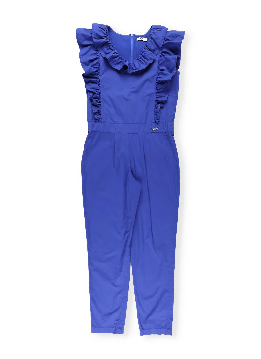 MSGM Kids Ruffle Detail Sleeveless Jumpsuit