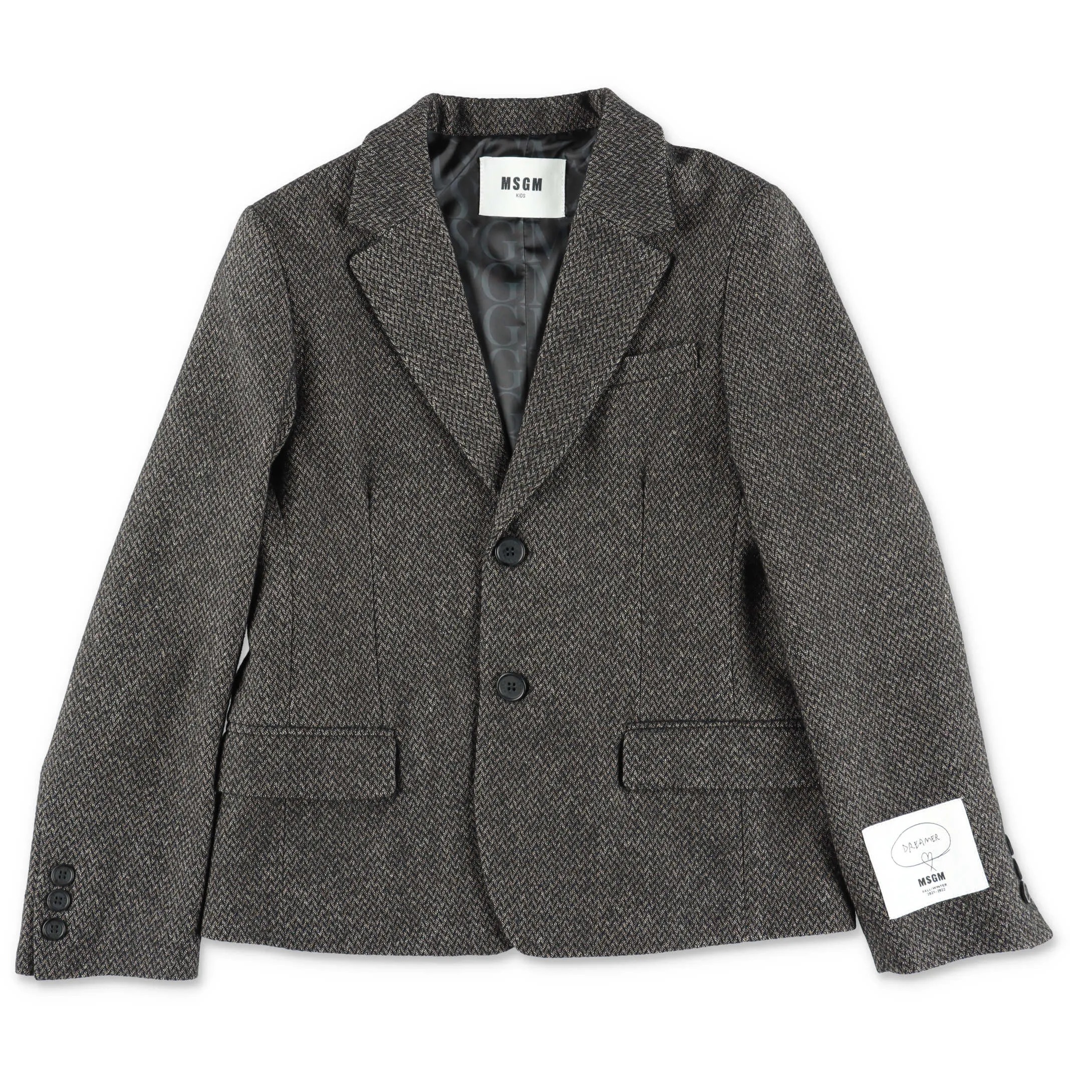 MSGM Kids Single Breasted Jacket