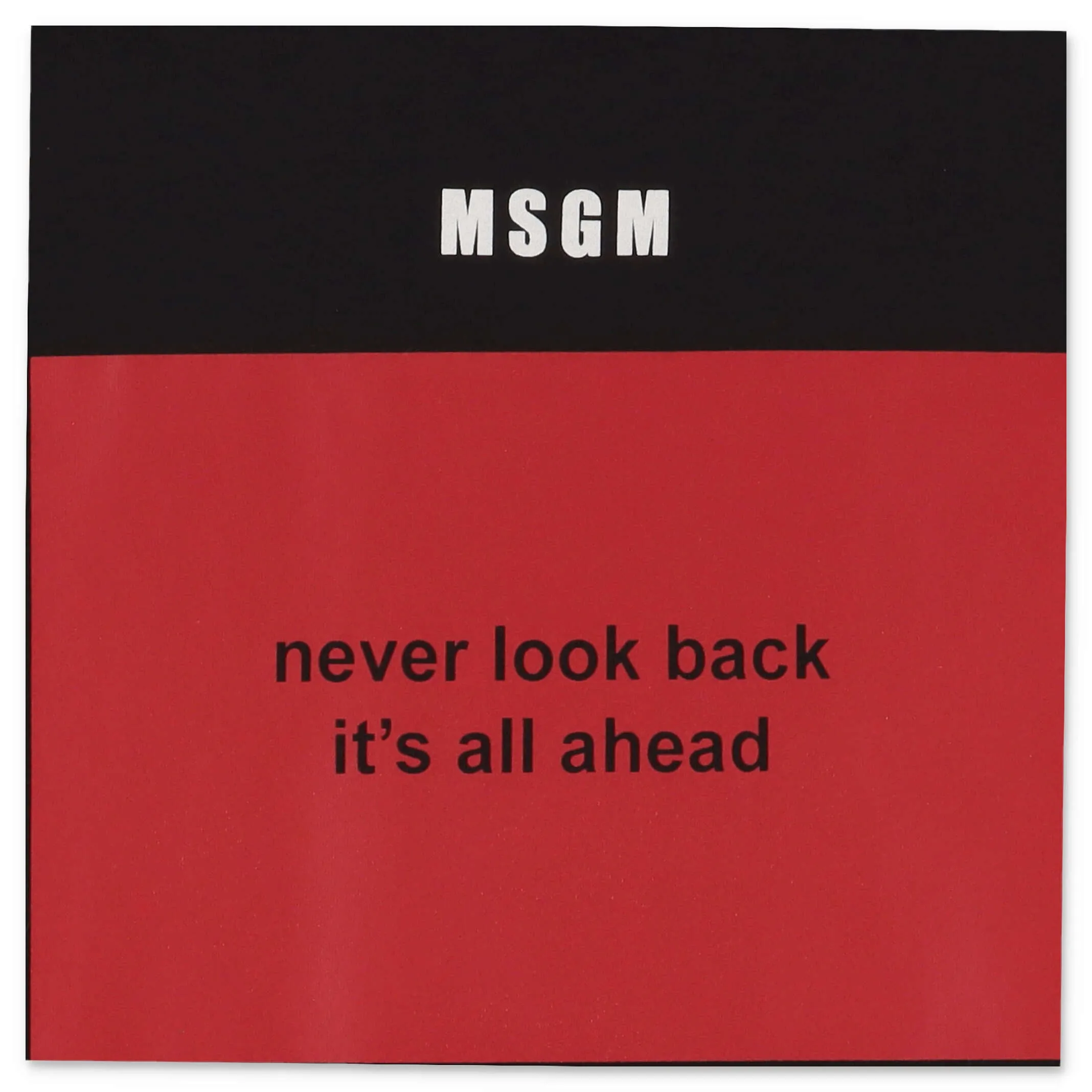 MSGM Kids Slogan Print Crewneck T-Shirt