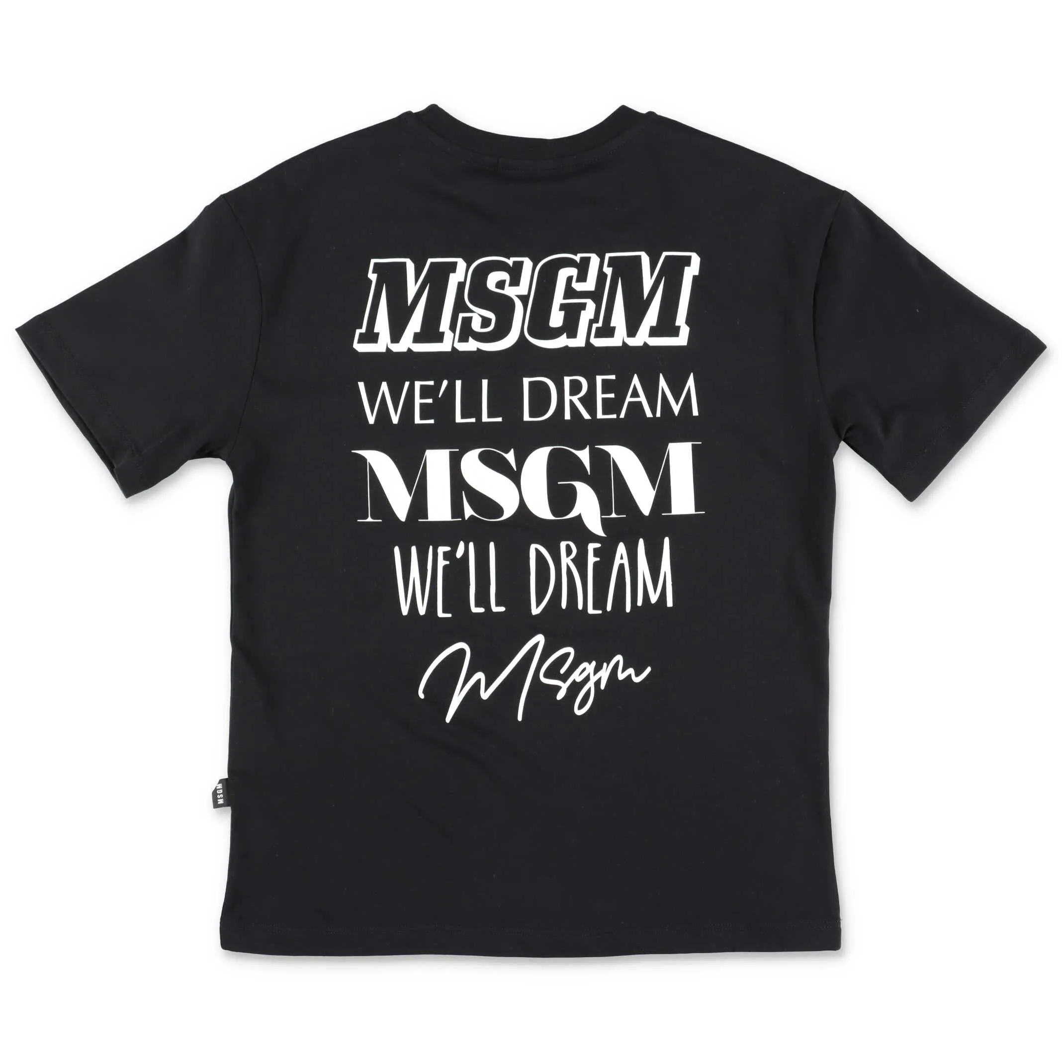 MSGM Kids Slogan Print T-Shirt