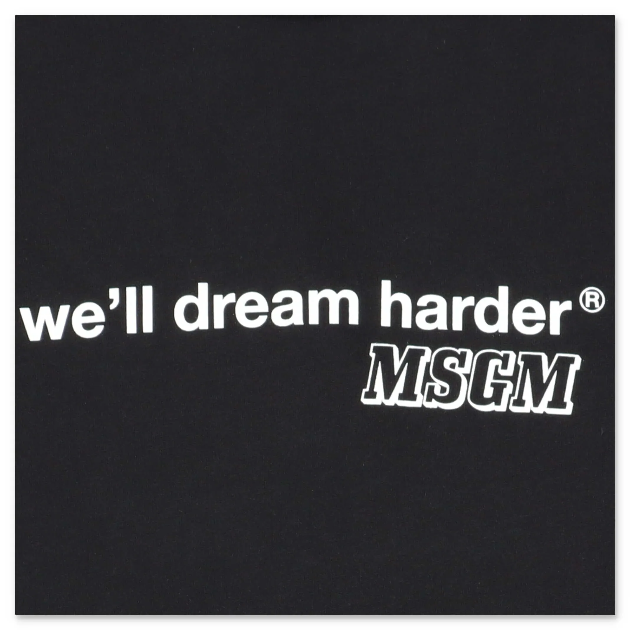 MSGM Kids Slogan Print T-Shirt