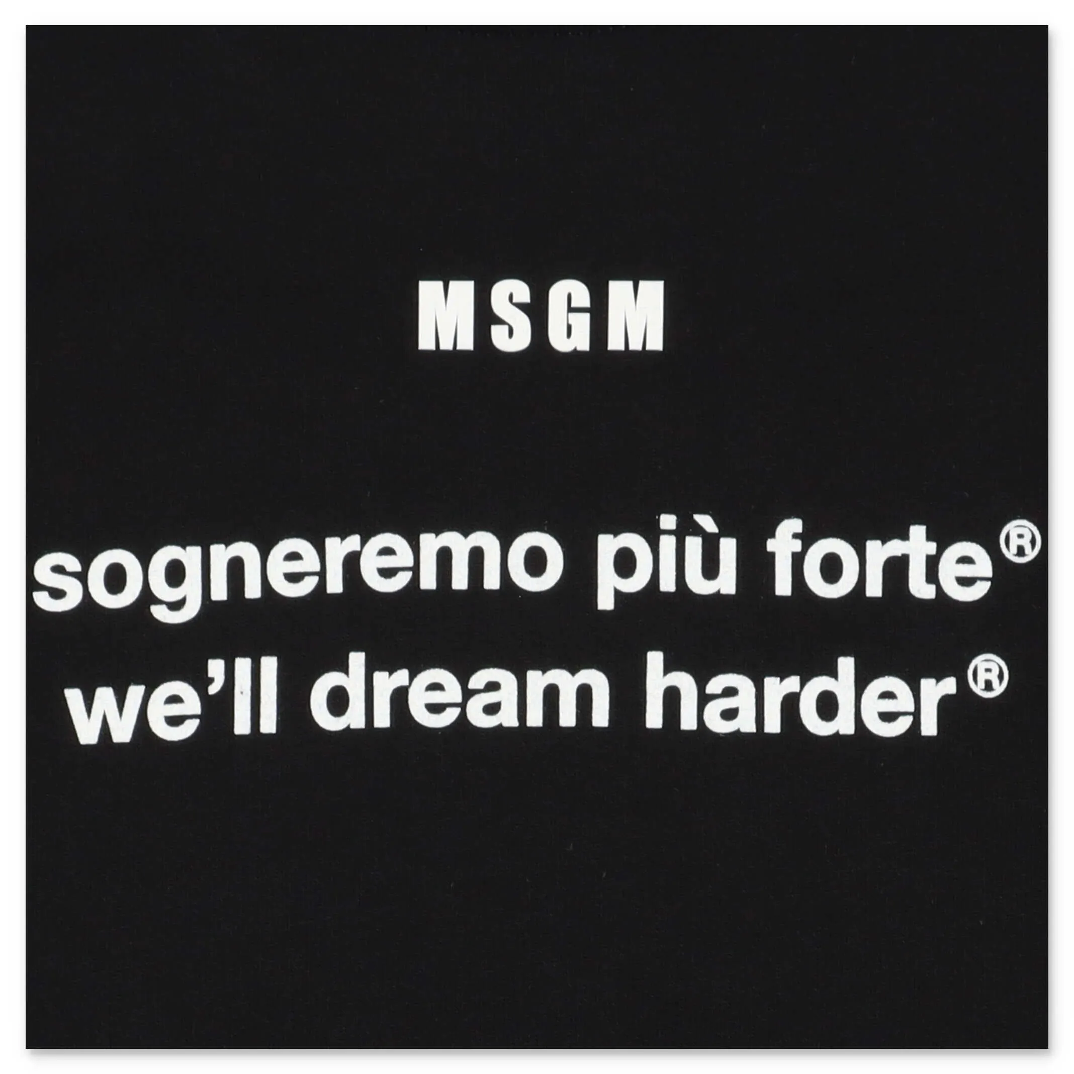 MSGM Kids Slogan Printed Crewneck Sweatshirt